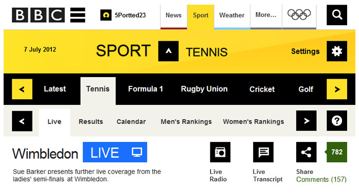 Navigation to the fore - touch friendly sizing