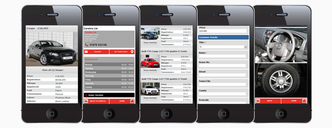 Used Vehicle Locator for mobile