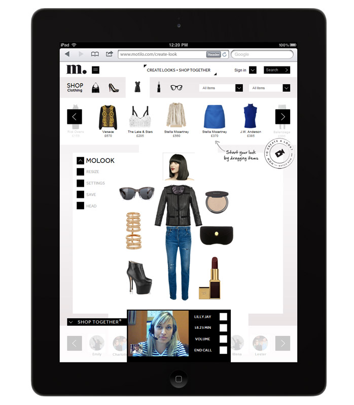 Motilo Tablet concept