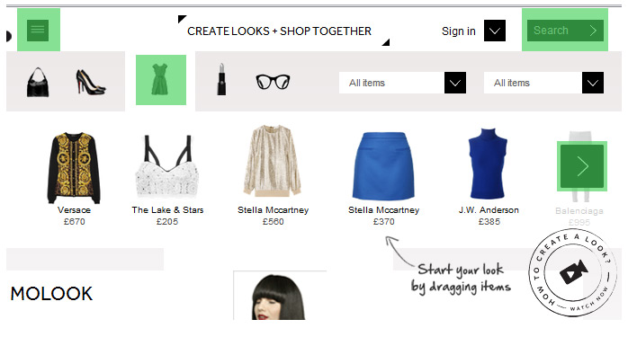 Motilo concept design for Tablet
