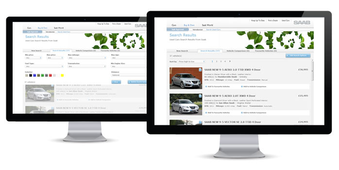 Saab Used Vehicle Locator